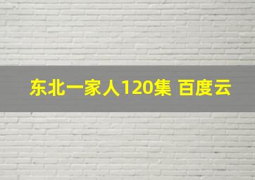 东北一家人120集 百度云